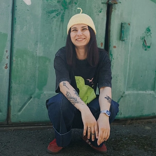 Шапка CHECK YA HEAD желтая 25225/197