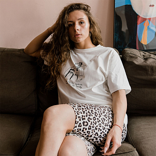 Велосипедки Friend Function леопардовые