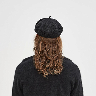 Берет CHECK YA HEAD черный T2160/1