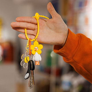 Брелок с гусем (разные цвета)