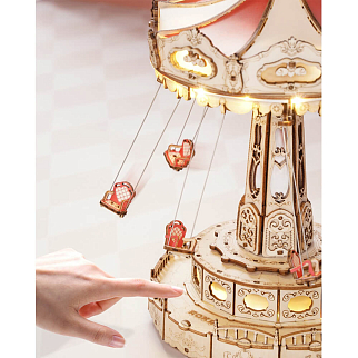 3D-пазл + музыкальная шкатулка Robotime Swing Ride