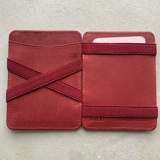 Волшебный кошелек Garzini Magic Wallets красный