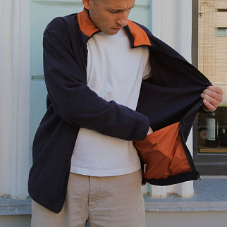 Флиска Kusto Fleece Full Zip Navy