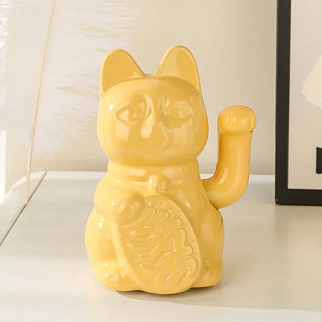 Манэки-нэко - Lucky Cat жёлтый
