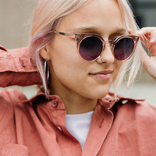 Очки Komono Lulu Metal Blush Rose Gold