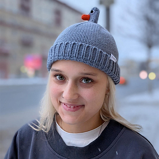 Шапка Friend Function Будь как голубь стальной