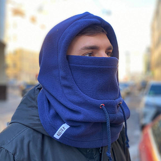 Капюшон Kusto Hood M синий