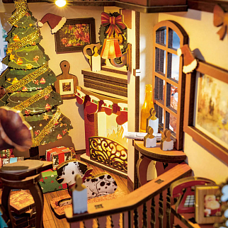 3D-пазл Robotime Christmas Indoor Scene