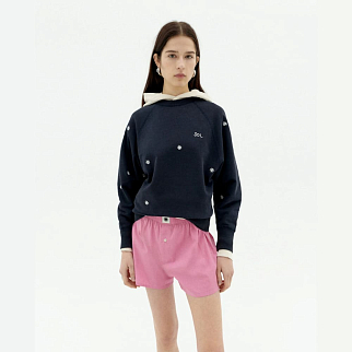 Свитшот Thinking Mu Solsol Bonnie Navy