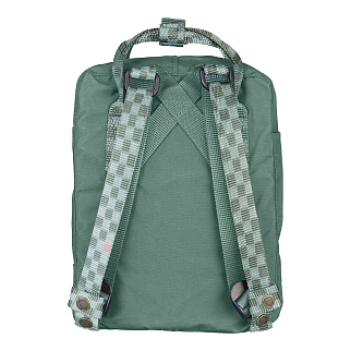 Рюкзак Fjallraven Kanken MINI Frost Green - Chess Pattern (664-904)