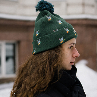 Шапка Запорожец Classic Ditch зеленая