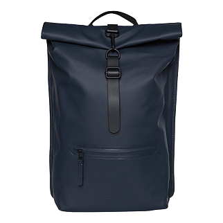 Рюкзак Rains Rolltop Navy