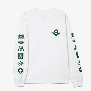 Лонгслив Меч LS FLOWER White