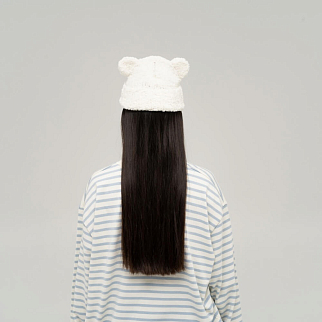 Шапка CHECK YA HEAD белая 2466/68