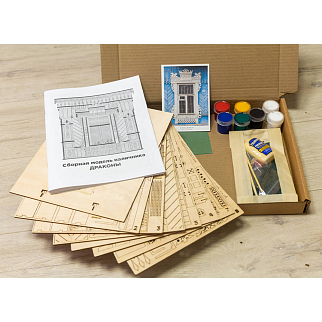 Сборный наличник Драконы