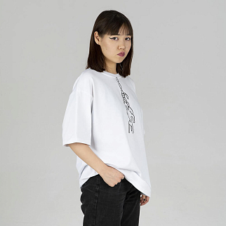 Футболка Barking Store Профицит мужская белая