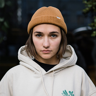Шапка Меч Knit Short Beanie Mustard