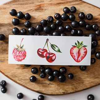 Временная татуировка Berries set