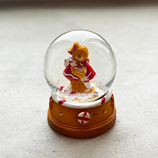 Снежный шар маленький Имбирный Пряник