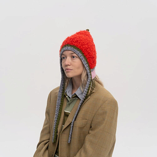 Чепчик CHECK YA HEAD красный 2514/33