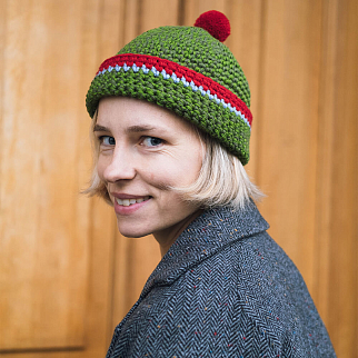 Шапка CHECK YA HEAD зеленая 2510/162