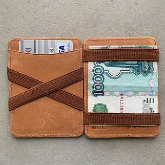 Волшебный кошелек Garzini Magic Wallets бежевый