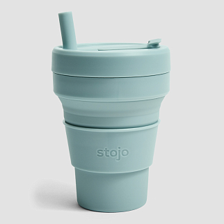 Складной стакан Stojo Aquamarine 473 мл