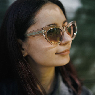 Очки MESSYWEEKEND Donna Rosé Brown