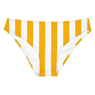 Купальник низ Dedicated Bikini Briefs Burgsvik Big Stripes Yellow