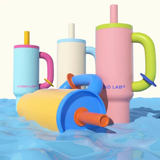 Термокружка Chako Lab Bawang Cup Blueberry 1050мл