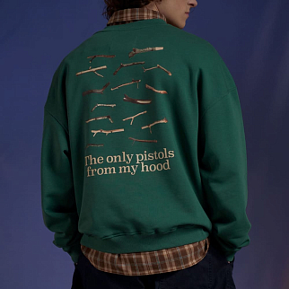 Свитшот Called a Garment X Pistols Зелёный