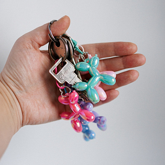 Брелок с собачкой BALLOON DOG (разные цвета)