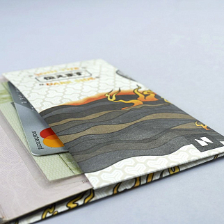 Обложка для паспорта из тайвека New Wallet New Darkside