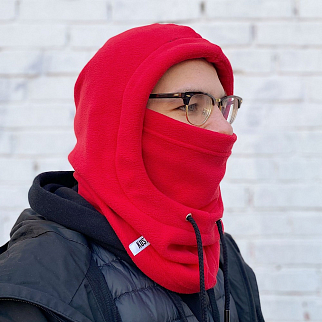 Капюшон Kusto Hood L красный