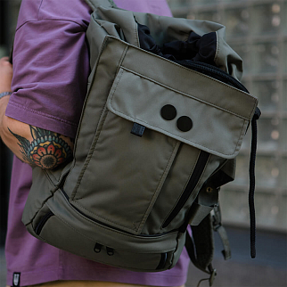 Рюкзак Pinqponq Blok Medium Construct Olive