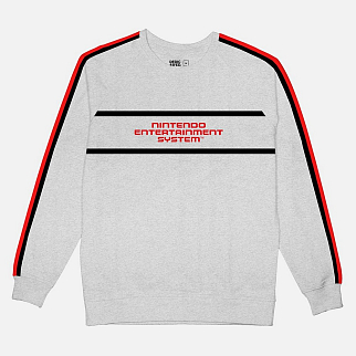 Свитшот Dedicated Malmoe NES Stripe Grey Melange мужской