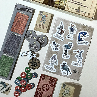 Настольная игра Страдающее Средневековье (полный комплект)
