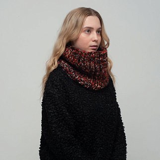 Ворот CHECK YA HEAD шерстяной темно-коричневый 2375