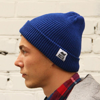 Шапка Kusto One ярко-синяя Василек