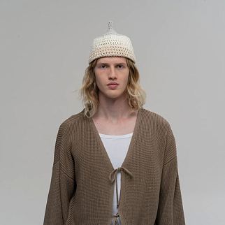 Шапка CHECK YA HEAD бежевая 25224/147