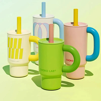 Термокружка Chako Lab Baba Thermos Cup 900мл Yellow