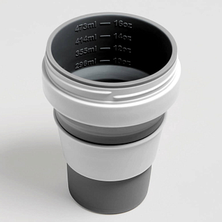 Складной стакан Stojo Slate 473 мл