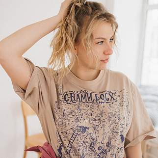 Футболка Barking Store C НАМИ БОСХ оверсайз