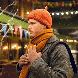 Шапка Friend Function Будь как голубь коралловый