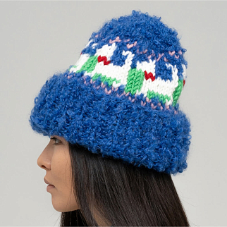 Шапка CHECK YA HEAD синяя 2461/51