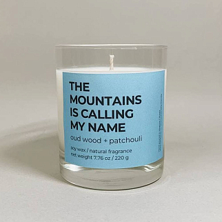 Ароматическая свеча taddywax Mountains are calling my name