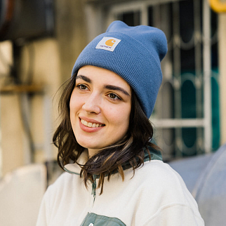 Шапка Carhartt WIP Watch Hat Storm Blue
