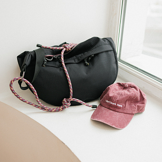 Сумка Friend Function ИЗИ черная с бордовым