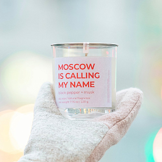Ароматическая свеча taddywax Moscow is calling my name