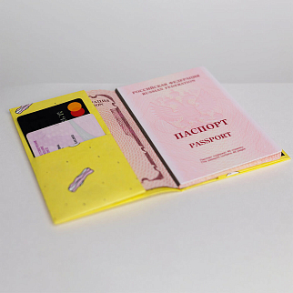 Обложка для паспорта из тайвека New Wallet New Foodmarket